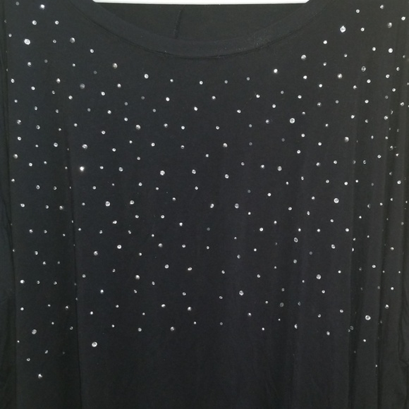 Black Rhinestone Top - Picture 2 of 2